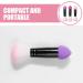 FOMIYES 2 in 1 Makeup Brush Dual-Ended Cosmetic Brush with Sponge Puff and Loose Powder Brush for Foundation Concealer Eyeshadow Blush - Buy Online on GoSupps.com