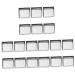 FOYTOKI 180 Pcs Pans for Eyeshadow Empty Eyeshadow Tins Makeup Tin Pans Empty Eyeshadow Pans Square Magnets