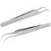 Buy Antistatic Precision Tweezers - Improved Stainless Steel for Electronics Lab Work Jewelry & Industrial Use | International Shipping Available - Buy Online on GoSupps.com