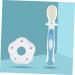 Hapinary Baby Toothbrush - Soft Silicone Training Toothbrush for Toddlers | Children's Oral Care | Milk Teeth Hand Toothbrush | 1 Pack Blue - Buy Online on GoSupps.com