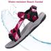 Outpro Women's Flat Trekking & Hiking Sandals - Durable Non-Slip Sports Sandals for Beach & Outdoor - EU Size 43 Red - Buy Online on GoSupps.com