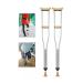 Crutches for Adults Underarm Lightweight Axillary Crutch With Comfortable Arm Rest Scalable Adjustment Crutches For Walking Damping Support Legs After Injury Or Surgery Unisex Grea Selfless dedication