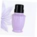 Housoutil Travel Pump Bottle Alcohol Dispenser Bottle Nail Remover Bottle Press Pump Bottle Travel Dispenser Push down Liquid Dispenser Empty Purple Nail Polish Cosmetic medium Purple - Buy Online on GoSupps.com