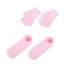 minkissy 1 Pair Moisturizing Hand Exfoliating Hand Glove Hand Peel Womens Glove Moisturizing Gloves Moisturizing Foot Miss Essential Oil 21.5*11cm