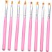 Ipetboom 1 Manicure Tool Uv Gel Nail Brush Nail Art Brush Nail Art Tips Builder Nail Painting Pen Nail Art Supplies Salon 3d Nails Tool Nail Art Accessories Pink Paint Pen Painted - Buy Online on GoSupps.com