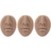 Soft Silicone Nose Model 3pcs Flexible Silicone Nose Model. With Mouth for Adult School (Dark Skin Color) - Buy Online on GoSupps.com