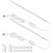 GELENZ Sewing Machine Light 30 LED Lighting Strip kit Cold White 6000k with Touch dimmer and USB Power Fits All Sewing Machines (2pack)
