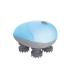 Layhou Electric scalp massager wireless head massage device with 4 kneading heads portable hand -head scratches stress relief for muscles back shoulders calves Blue
