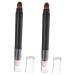 DRESSOOS Eye Makeup Brush 2pcs Eyeshadow Makeup Brush Make up Brush Eye Shadow Eye Makeup Kit Crayon Lasting Pencil