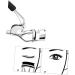 Minkissy Portable Eyelash Curler Kit - Metal Eyelash Clip with Refill Pads for Perfect False Lashes - Mini & Travel-Friendly Tool - Buy Online on GoSupps.com