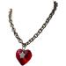 Oralgo Heart Motif Necklace - Stylish Collarbone Chain for Women & Girls | Perfect for Weddings Parties & Birthdays - Buy Online on GoSupps.com