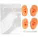 Ear Display Mold Human Ear Model Real Skin Feeling Reusable Waterproof Soft For Store Showcase For Doctor Otolaryngologists For Ear Dispensers - Buy Online on GoSupps.com