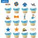 24pcs Cartoon Uncle Cupcake Toppers Picks - Birthday Party Supplies for Kids - Buy Online on GoSupps.com