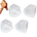 High Heel Protectors Heel Stoppers Covers Anti Slip Latin Stiletto Dancing Covers High Heel Silicone Protectors Shoe Care Kit 2.1*2.3*2.0*1.7cm