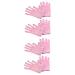 minkissy 4 Pairs Moisturizing Gloves Screen Touching Gloves Overnight Gloves Hand Repair Gloves Grooming Gloves Gel Gloves for Spa Moisturizing Sleeping Gloves to Sleep Lotion Miss Cotton