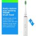 Voom Sonic Pro 7 Series Replacement Brush Heads with Advanced Soft Dupont Nylon Bristles - 6 Count - Buy Online on GoSupps.com