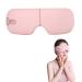 Abhi electrical eye massager massage with heat air densification vibration vibration music portable eye mask for relief from eye pollution eye circles foldable eye care devices - pink