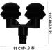 SEWOART 9-Piece Massage Head Set for Percussion Devices - Fascia Attachments & Accessories - Buy Online on GoSupps.com