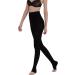 AMZAM Compression Pantyhose 15-20mmHg Open Toe - Nursing Support for Men & Women - Relieve Swelling, Edema & Varicose Veins - Black 3XL - Buy Online on GoSupps.com