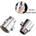 Portable Shower Enclosure System with On/Off Switch - Men & Women Enema Nozzle Set - ABS 250mm Cleaning Attachment - Buy Online on GoSupps.com
