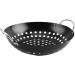 POPETPOP 2pcs Portable Round Baking Pan Round Grill Nonstick Frying Pan Veggies Grilling Household Grill Pan Pizza Metal Grill Pan Grill Cage BBQ Pan Leaky Disk Iron with Holes - Buy Online on GoSupps.com