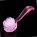 Manual Facial Cleansing Brushes Facial Brush Manual Face Cleansing Brush Superfine Synthetic Hair Brush Handheld Silicon Brush Pink - Buy Online on GoSupps.com