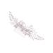 FRCOLOR 1pc Flower Leaf Comb Pearl Clips for Hair Wedding Headpiece Bride Hair Accessory Pearl Wedding Hair Accessories Bridal Headpiece Womens Hair Clips Hairpin Woman Alloy Fashion White