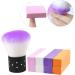 minkissy 1 Set Makeup Powder Blush Nail Art Brush Nail Block Bulk Nail Cleaning Brush Sanding Nail File Kit Nail Brush Remover Cleaner Makeup Brush Large Sponge Brush High Elasticity Purple 6.3x2.7cm Purple - Buy Online on GoSupps.com