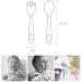 Clyhon Babylenp ffel - BPA-Free Soft Learning Spoons 2-Pack for Babies 6+ Months | Flexible Feeding Training Spoon (Green Yellow) - Buy Online on GoSupps.com