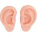 Silicone Ear Tips for Earring Demonstration - Soft & Flexible | 1 Pair for Ear Piercing (Light Skin) - Buy Online on GoSupps.com