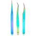 Okuna Outpost 6 Eyelash Extension Precision Tweezers with Storage Case - Rainbow (7 Pieces) - Buy Online on GoSupps.com