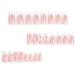 TQUXNGA Press on Nails Medium Long Craft False Nails Square 3D Flower Bowknot French Artificial Nails Finger Manicure Kit included - Buy Online on GoSupps.com
