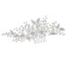 Beavorty bridal headpiece pearl headpiece Comb for Bridal Rhinestone Comb flower Hair Comb Rhinestone Hair Comb Wedding Hair Comb Wedding dress bride flower head