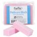 ForPro Pink Pedicure Block  100/180 Grit  Three-Sided Pedicure Nail Buffer  3.5  L x 1  W x 1.25  H  15-Count 15 Count (Pack of 1)