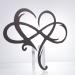 ORFOFE 1pc Iron Pendant Heart Decor Fall Decor Heart Shaped Sign Hanging Ornament Wall Hanging Black 38x33cm - Buy Online on GoSupps.com