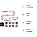 Buy Premium Adjustable Fat Leather Dog Leash for Small & Large Dogs - 2m Pink Double Leash International Shipping - Buy Online on GoSupps.com