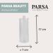 Parsa Beauty Cotton Pad Holder | Transparent Acrylic Organizer for Makeup Storage | Practical Bathroom Dispenser - Buy Online on GoSupps.com