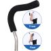 Adults Detachable Underarm Crutches S-Shaped Walking Crutches Canes Auxiliary Support Walker Suitable for Height: 5-6.2ft (Color : Silver Size : 1 Count) Anniversary Lucky Star Silver 2 counts - Buy Online on GoSupps.com