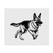 2 x Microfiber Cleaning Cloths "Joyful German Shepherd in Full Stride" (LC00022887)