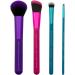 MODA Royal & Langnickel Full Size Complete 5pc Makeup Brush Set with Pouch Includes - Multi-Purpose Powder Angle Foundation Domed Shadow and Angle Liner Brushes Multicolor - Buy Online on GoSupps.com