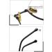 Buy Qinzhenz Clear View Reading Glasses | Anti Blue Light | Half-Frame +250 Black - International Shipping Available - Buy Online on GoSupps.com