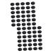 Minkissy 200 STK button for facial mask cord buckle made of silicone felt letters for cordelabin buckle adjustable football pearls for bracelets ear feather non -feather connector