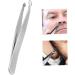 Nose Hair Tweezers Stainless Steel Round Tip Face Hair Remover Eyelash Eyebrow Tweezers Manicure Tackle - Buy Online on GoSupps.com