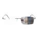 Photochromic Bifocal Reading Glasses Blue Light Blocking Readers For Men And Women Transition Rimless Sunglasses Black-silver 1.0 x