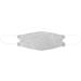 50/100PC Gray Fish Type Disposable_Face_Coverings 4-Ply Comfortable For Adults Outdoor Daily Use 50pc - Buy Online on GoSupps.com