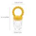 Baby Fruit and Vegetable Pacifier | Silicone Fruit Sucker for Infants | 3-Pack Snuller (Khaki) - Safe & Easy Feeding - Buy Online on GoSupps.com