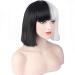 BGHJUE 28cm Bob Wig for Black & White Women - Brazilian Straight Glueless Lace Hair - Buy Online on GoSupps.com