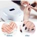 Liddy Art Rechargeable 60W UV LED Nail Lamp for Gel Polish - Professional Portable Nail Dryer with Auto Sensor - Faster Curing for Fingernail and Toenail - Buy Online on GoSupps.com