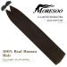 Moresoo Real Hair U-Tip Extensions | 1g Pre-Bonded Keratin Extensions | Remy Hair - #2 Color 50cm Length - Buy Online on GoSupps.com