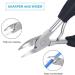URAQT Toenail Clippers 4 Pcs Set - Heavy Duty Nail Trimmer Kit for Thick Nails, Ingrown Toenails - Includes Nail Lifter, Nail File, Precision Cuticle Scissors - Black - Buy Online on GoSupps.com
